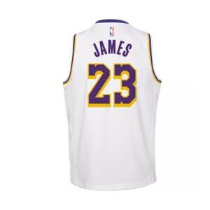 L James number #23 Basketball Jersey Lakers